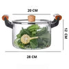 OLLA DE VIDRIO BOROSILICATO 3.5Lt.