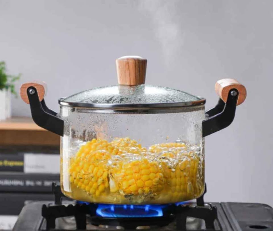 OLLA DE VIDRIO BOROSILICATO 3.5Lt.