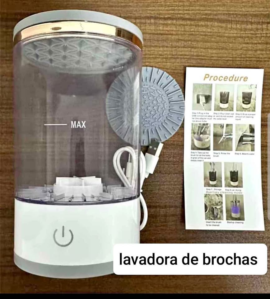 LIMPIADOR ELÉCTRICO DE BROCHAS DE MAQUILLAJE