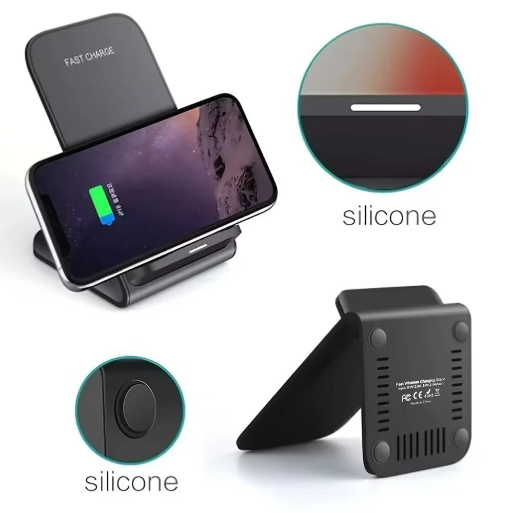CARGADOR INALÁMBRICO CON SOPORTE PARA CELULAR