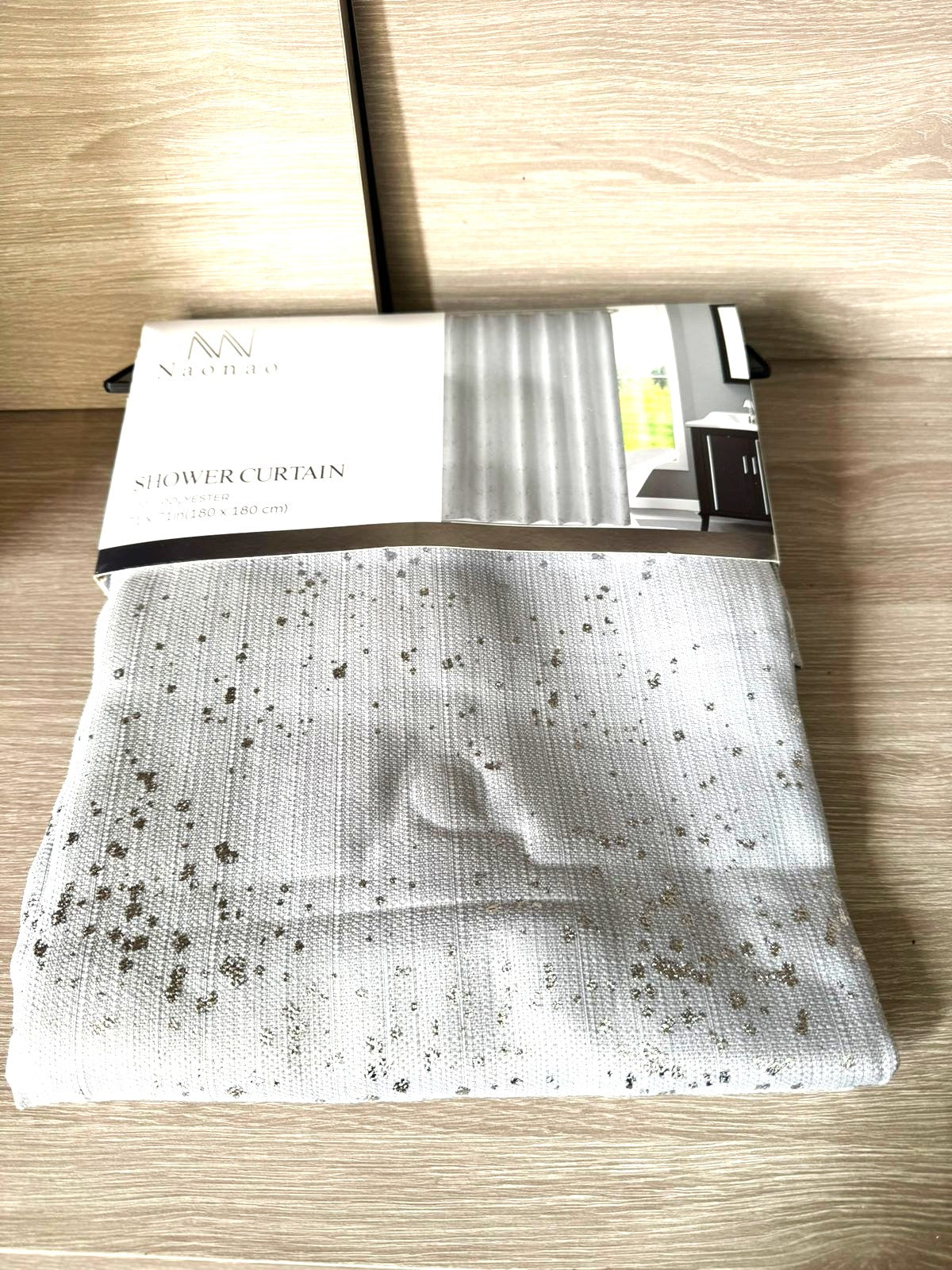 CORTINA DE DUCHA DE TELA LAVABLE