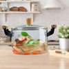 OLLA DE VIDRIO BOROSILICATO 3.5Lt.