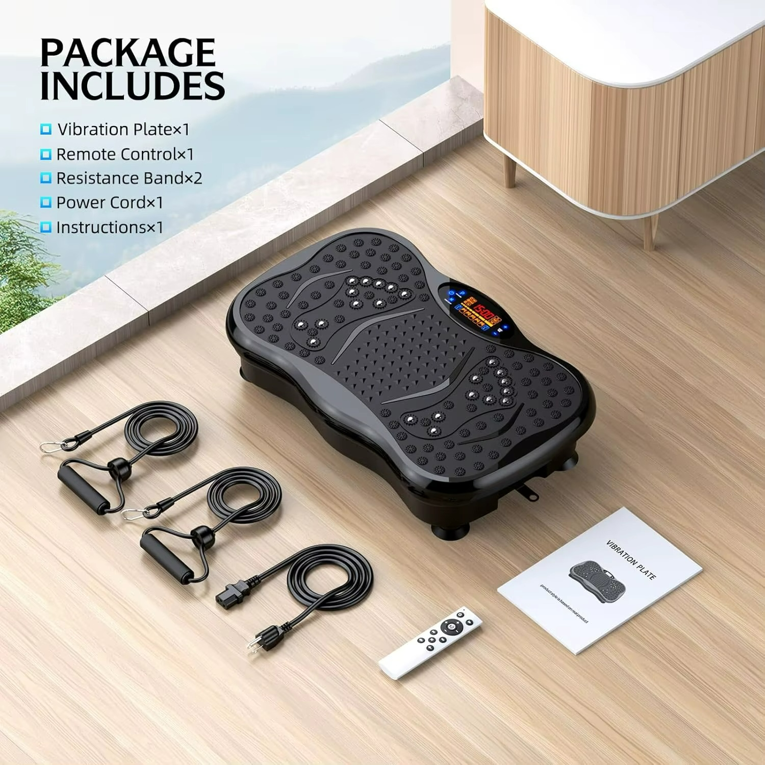 PLATAFORMA VIBRATORIA PARA EJERCICIOS