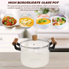 OLLA DE VIDRIO BOROSILICATO 3.5Lt.