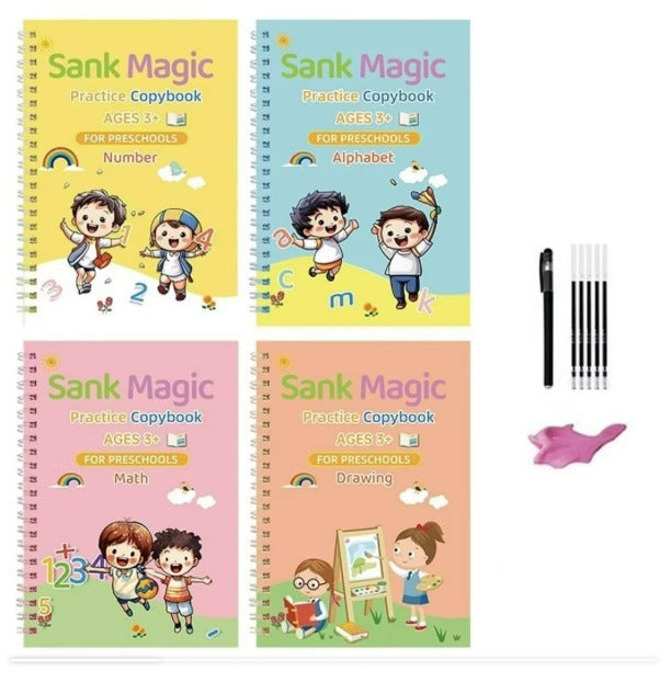 SET DE 4 LIBROS MÁGICOS
