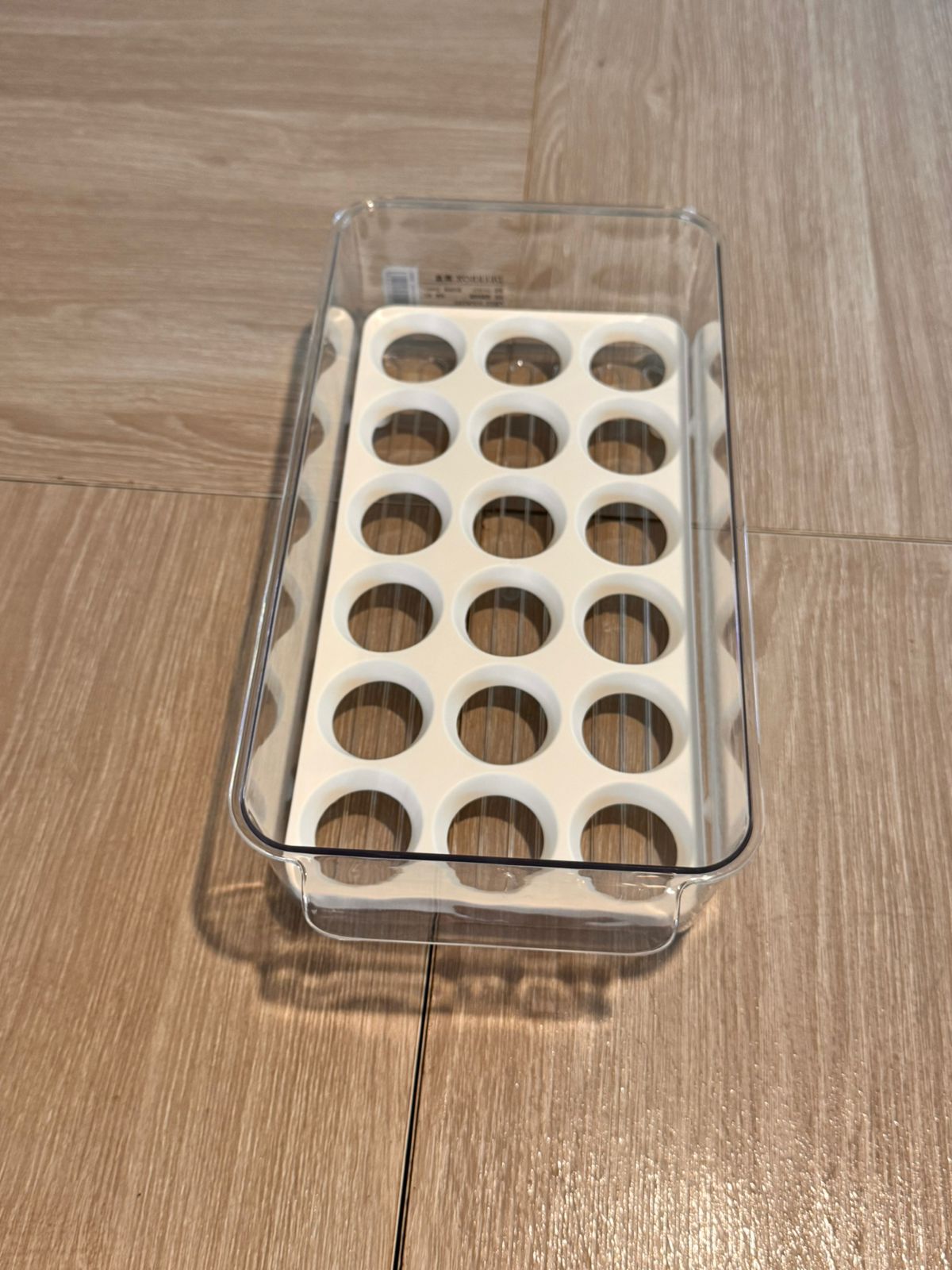 ORGANIZADOR ACRILICO PARA 18 HUEVOS