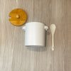 PACK DE CERAMICA AZUCARERO Y SALERO BLANCO