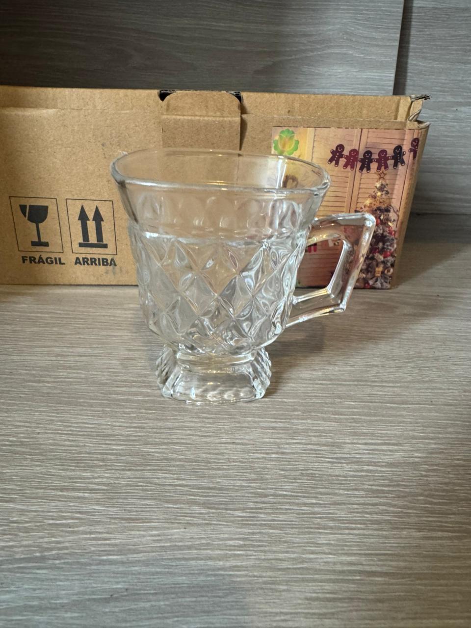 TAZAS  PARA AGUA CALIENTE 6 UNIDADES