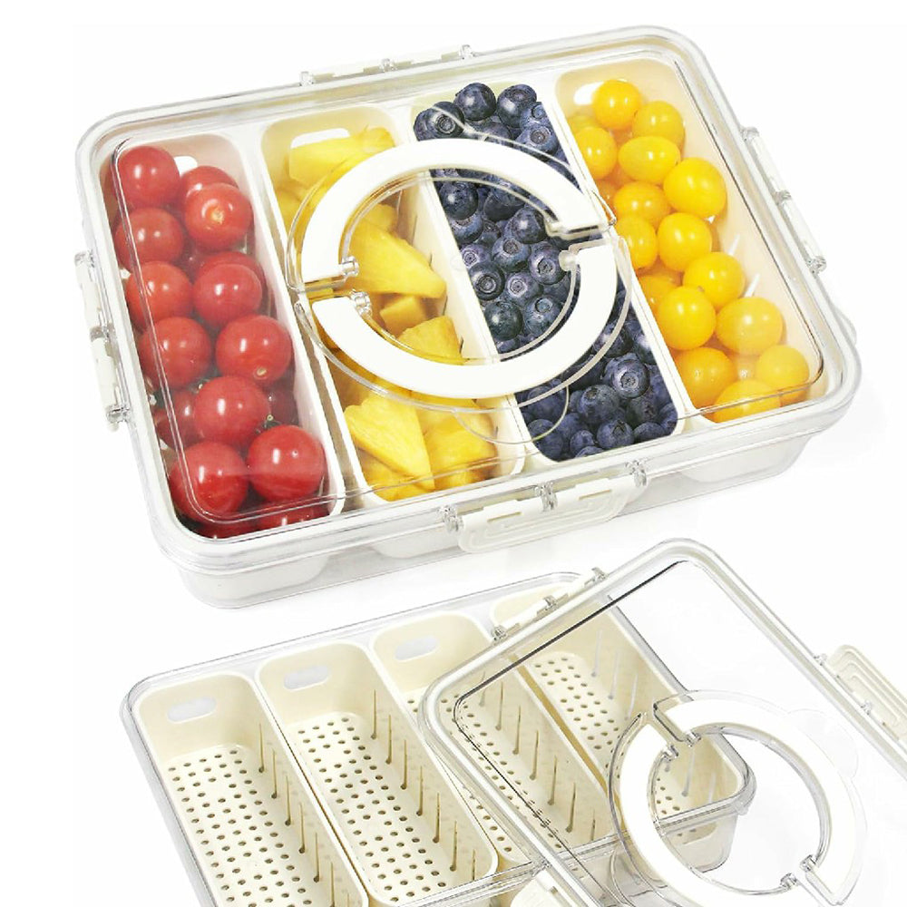 ORGANIZADOR CON 4 COMPARTIMIENTO PARA REFRIGERADORA