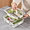 ORGANIZADOR CON 4 COMPARTIMIENTO PARA REFRIGERADORA