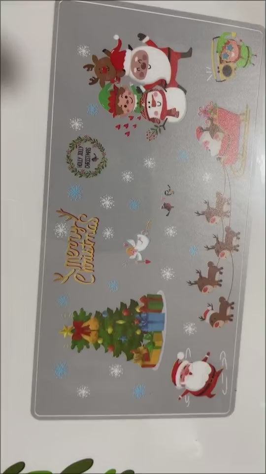 STICKER NAVIDEÑO PARA VENTANAS OFERTA